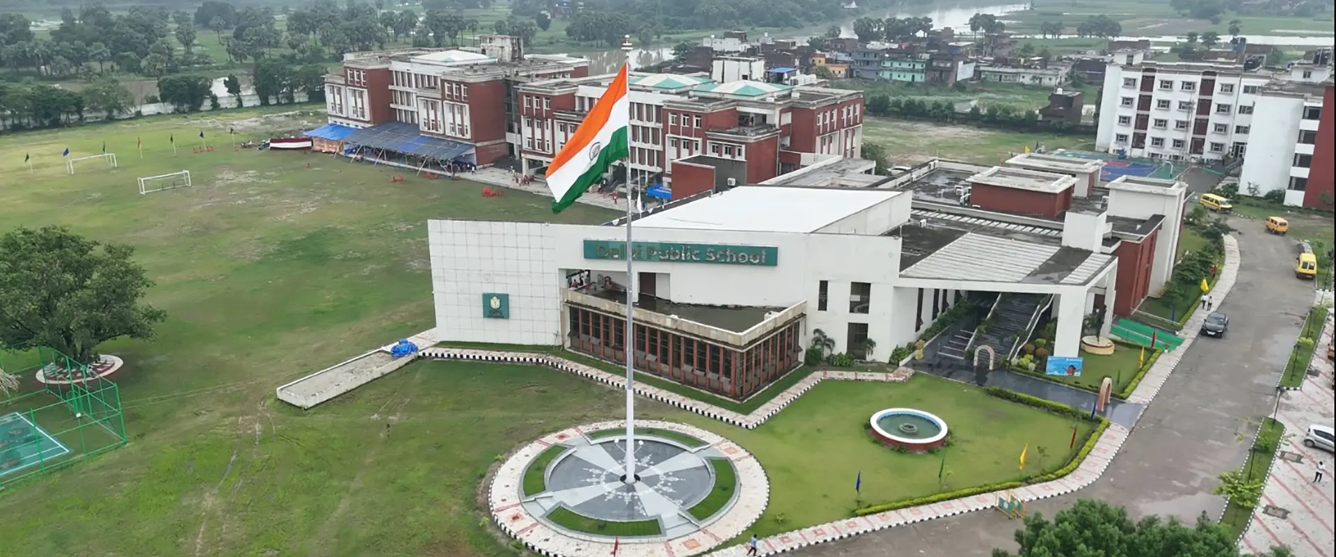 DPS Patna East main campus building with modern infrastructure in Patna